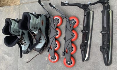 Refurbished Hypno inline roller and Ice skates(in one) size 42